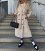 Women's Double-Breasted Wool Coat - Elegant Winter Coat for Warmth and Style 1