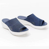 Women's Ergonomic Comfort Slide Sandals – Stylish Black Footwear with Cushioned Sole, Sizes 35-43