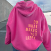 Women's Hooded Sweater Pastel Pink Size M Polyester 2