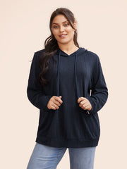 Women's Hooded Sweatshirt Gray Size M Cotton 4