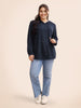 Women's Hooded Sweatshirt Gray Size M Cotton 5