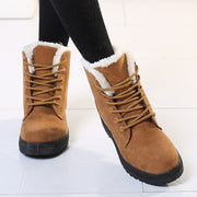 Women's Insulated Black Winter Boots - Size 8, Comfortable and Stylish