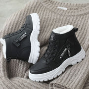 Women's Insulated Warm Shoes - Black Size 8 for Comfort and Style