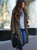 Women's Long Teddy Coat in Plush Fleece - Warm Winter Coat for Women, Flattering Silhouette, Ideal for Casual Outings and Layering 4