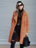 Women's Long Teddy Coat in Plush Fleece - Warm Winter Coat for Women, Flattering Silhouette, Ideal for Casual Outings and Layering 7