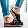 Women's Mules Black Size 6 Leather Orthopedic Comfort 8