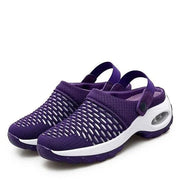 Women's Orthopedic Sandals - Breathable Mesh, Durable Rubber, Comfortable Fit for Summer Activities-Cramta