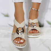 Women's Orthopedic Sandals in Beige – Comfortable Supportive Footwear for Sizes 36-43