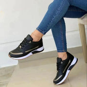Women's Orthopedic Shoes - Comfortable Black Footwear with Maximum Support for Active Lifestyle