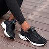 Women's Orthopedic Sneakers - Breathable White Walking Shoes with Cushioned Sole