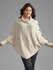 Women's Pullover Turtleneck Cream Size M Cable Knit 10