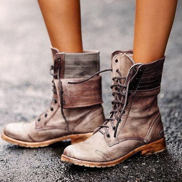 Women's Red Ankle Boots in Size 38 – Comfortable PU Footwear for Versatile Styling