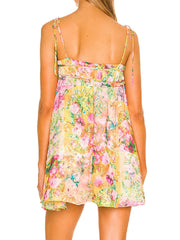 Women's Spaghetti Strap Mini Dress – Chic Summer Dress in Premium Polyester for Casual and Evening Wear-Cramta