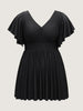 Women's Swim Dress Blue Size M Polyester with Ruffled Sleeves 5