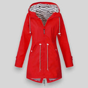 Women's Waterproof Jacket Black Size S-5XL Lightweight Stylish 2