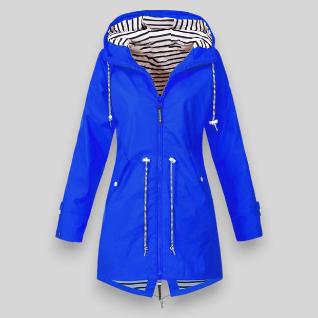 Women's Waterproof Jacket Black Size S-5XL Lightweight Stylish 4