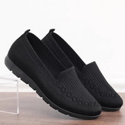 Women's White Sneakers - Orthopedic Mesh Walking Shoes with Arch Support and Non-Slip Soles, Best Walking Shoes for Women