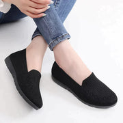 Women's White Sneakers - Orthopedic Mesh Walking Shoes with Arch Support and Non-Slip Soles, Best Walking Shoes for Women