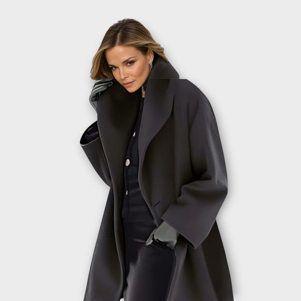 Women's Winter Coat Black Size M Polyester Windproof Jacket 2