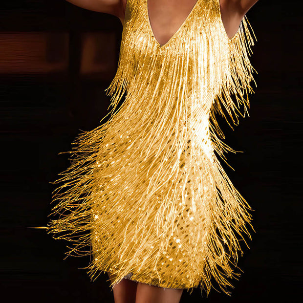 Women's Wrap Dress – Elegant Sophistication with V-Neck for Your Unforgettable Evenings-Cramta