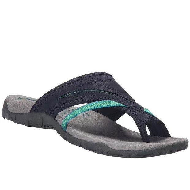 Comfortable summer sandals with arch support and orthopedic flip-flops EMMALINE-Cramta