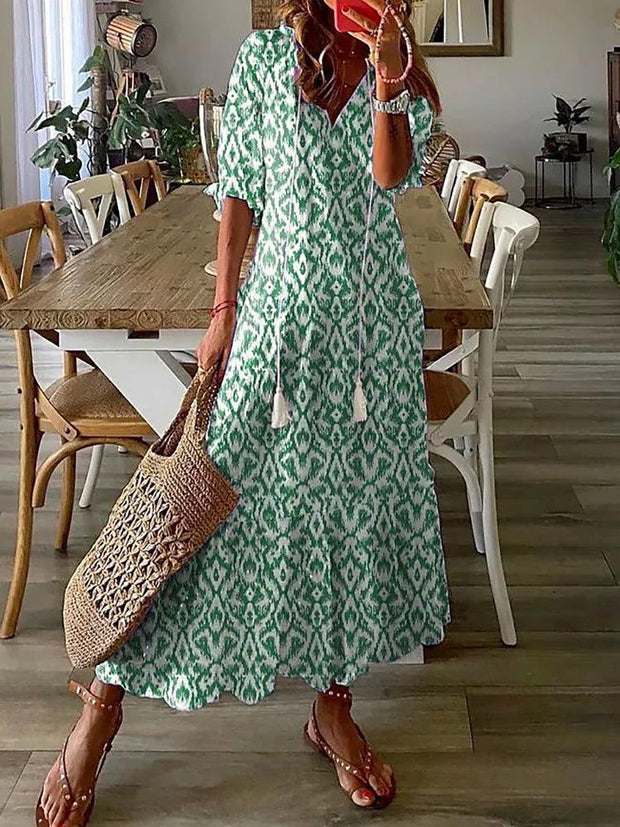 RUBY | Light Long Summer Dress – Elegance and Comfort for Unforgettable Sunny Days-Cramta