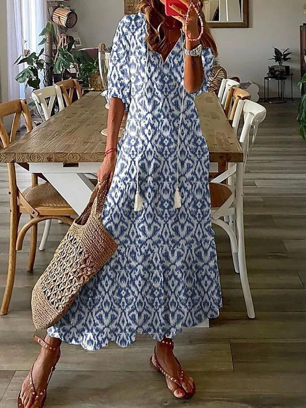 RUBY | Light Long Summer Dress – Elegance and Comfort for Unforgettable Sunny Days-Cramta