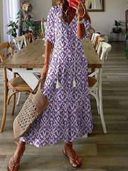 RUBY | Light Long Summer Dress – Elegance and Comfort for Unforgettable Sunny Days-Cramta