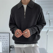Pull Homme Half Zip Simon - Simple Elegance and Absolute Comfort-Cramta