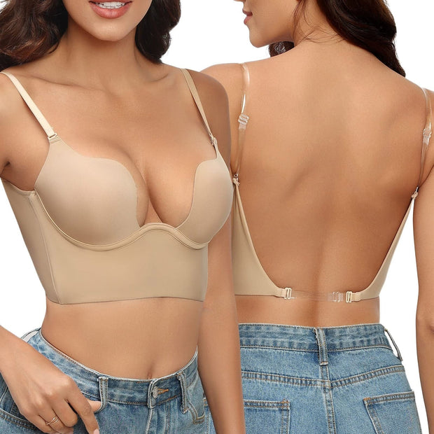 Eda Backless Bra for Women – Ultimate Comfort and Perfect Support with Adjustable Multi-Position Design-Cramta