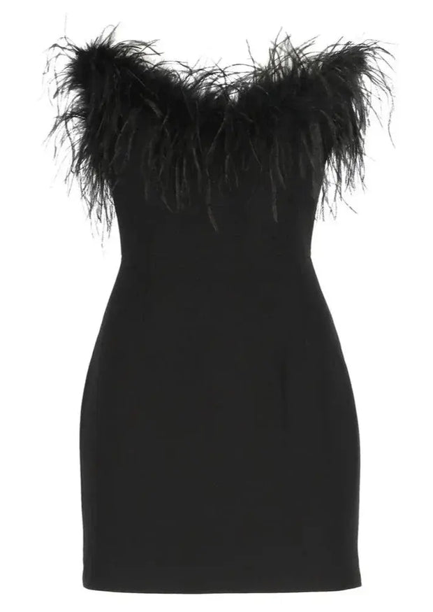 Alessandra Mini Dress – Onyx Black Elegance for an Unforgettable Style-Cramta
