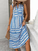 Lea Sleeveless Summer Dress – Charming Light and Elegant Style with Ruffles-Cramta