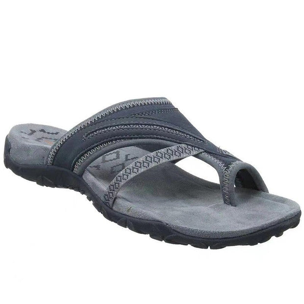 Comfortable summer sandals with arch support and orthopedic flip-flops EMMALINE-Cramta