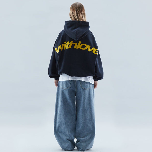 UrbanLove Hoodie Oversize – Ultra comfortable streetwear jacket with trendy design and stylish print-Cramta