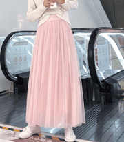Elegant Long High-Waisted Skirt – Flattering Fit Perfect for All Occasions-Cramta