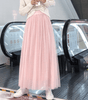 Elegant Long High-Waisted Skirt – Flattering Fit Perfect for All Occasions-Cramta