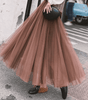 Elegant Long High-Waisted Skirt – Flattering Fit Perfect for All Occasions-Cramta