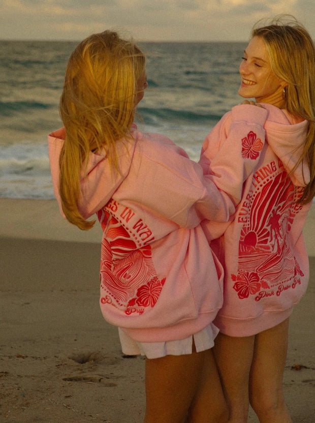 Abigail Hoodie – Casual Look with Exclusive Tropical Embroidery-Cramta