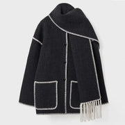 Adele Coat with Integrated Collar – Sophisticated Style and Warm Comfort for Winter-Cramta