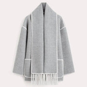Adele Coat with Integrated Collar – Sophisticated Style and Warm Comfort for Winter-Cramta