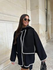 Adele Coat with Integrated Collar – Sophisticated Style and Warm Comfort for Winter-Cramta