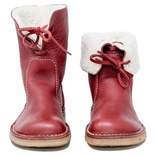 Warm and stylish Amanda winter boots with fur lining for a cozy and trendy look-Cramta