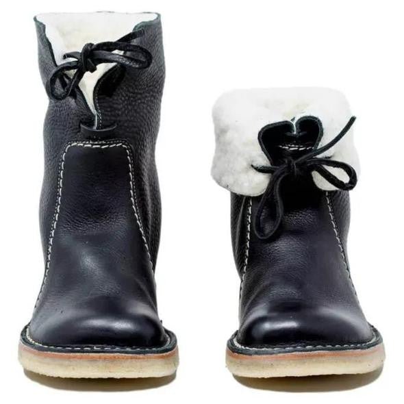 Warm and stylish Amanda winter boots with fur lining for a cozy and trendy look-Cramta