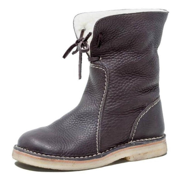 Warm and stylish Amanda winter boots with fur lining for a cozy and trendy look-Cramta