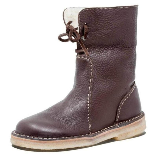 Warm and stylish Amanda winter boots with fur lining for a cozy and trendy look-Cramta