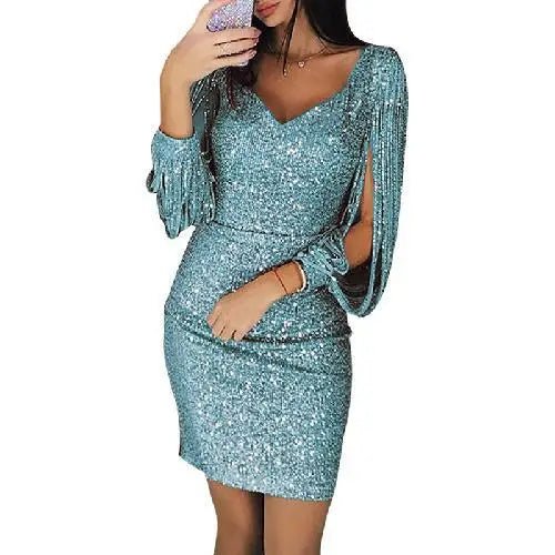 Anika Stunning Evening Gown – Elegance and Shine for All Celebrations-Cramta