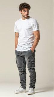 Casper Cargo Jeans – Comfortable Stretch & Modern Style with Functional Pockets-Cramta