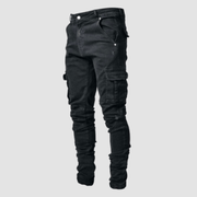 Casper Cargo Jeans – Comfortable Stretch & Modern Style with Functional Pockets-Cramta