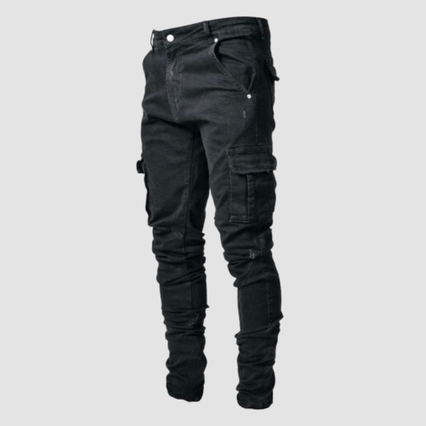Casper Cargo Jeans – Comfortable Stretch & Modern Style with Functional Pockets-Cramta