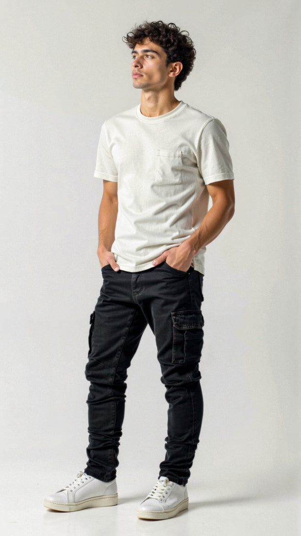 Casper Cargo Jeans – Comfortable Stretch & Modern Style with Functional Pockets-Cramta